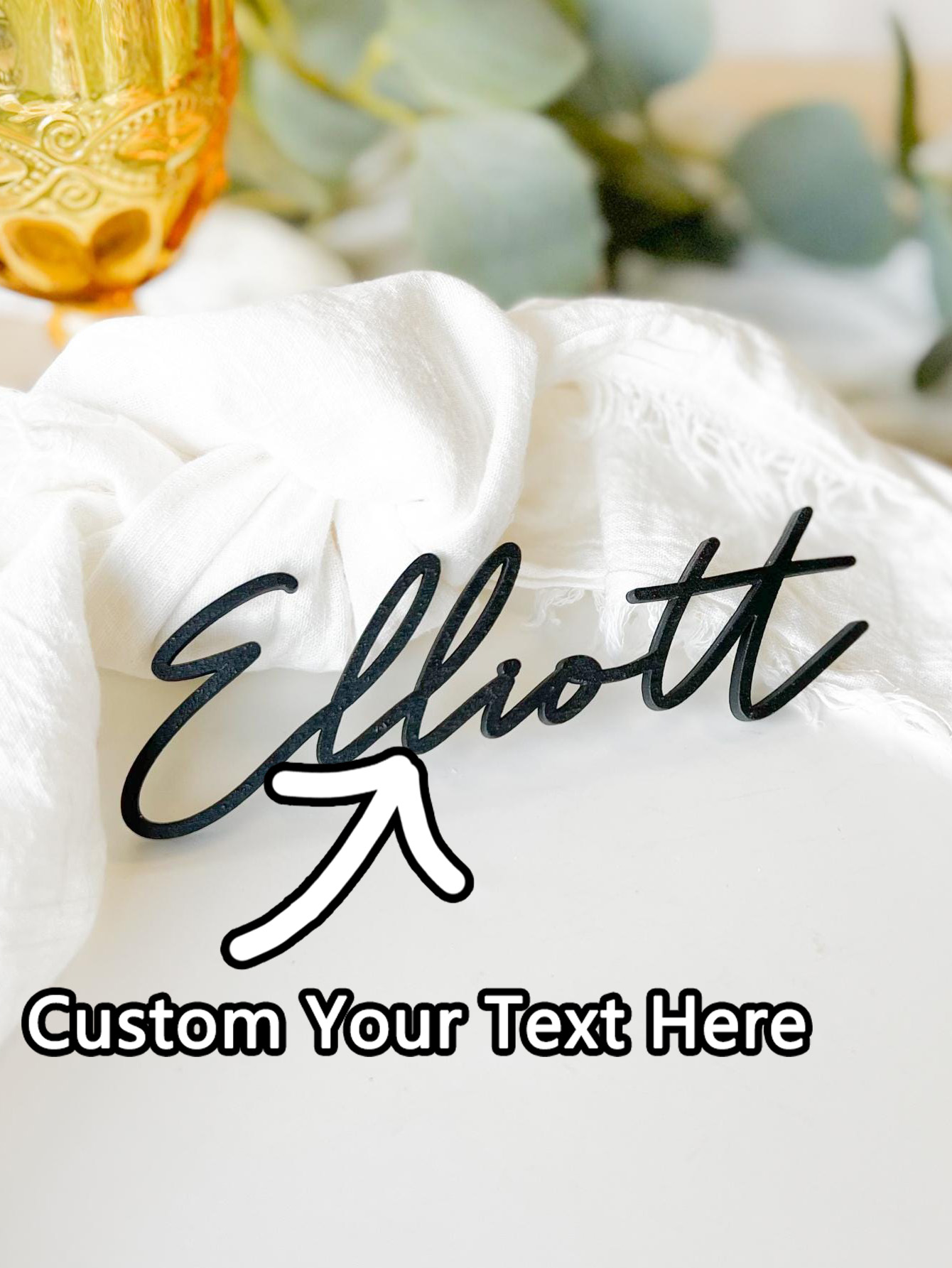 Event & Party Supply Photos - Cartão de assento personalizado, cartão de