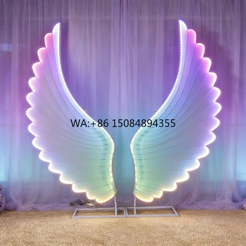 Event & Party Supply Photos - Asas de Anjo Iluminadas com LED