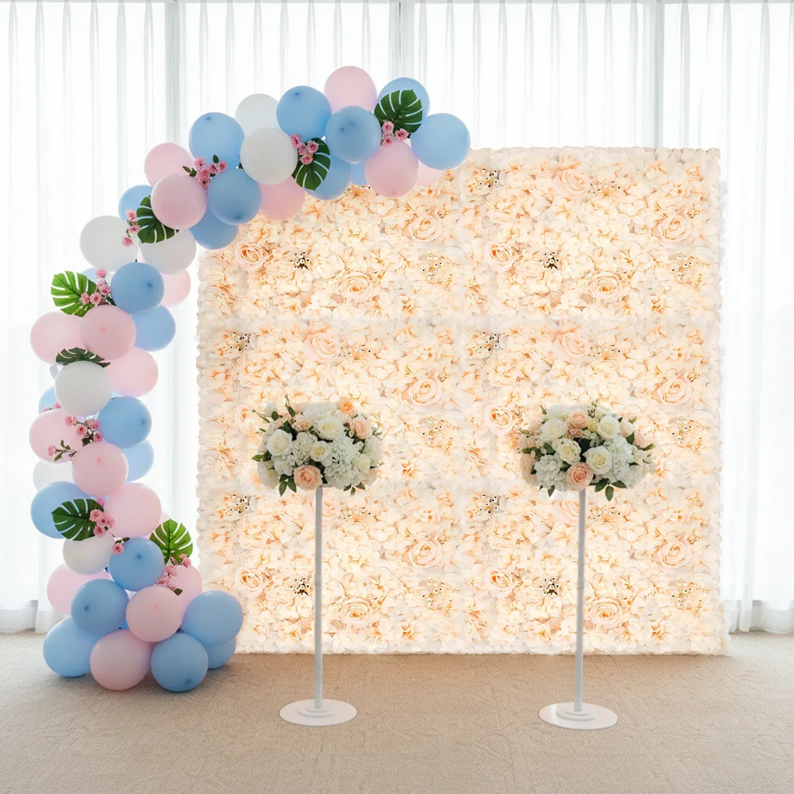 Flower Wall Panel - 6 Painéis de Parede de Flores
