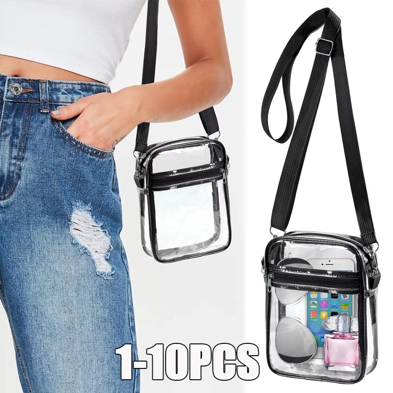 Event & Party Supply Photos - 1-10PCS Bolsa Transversal Transparente para Mulheres