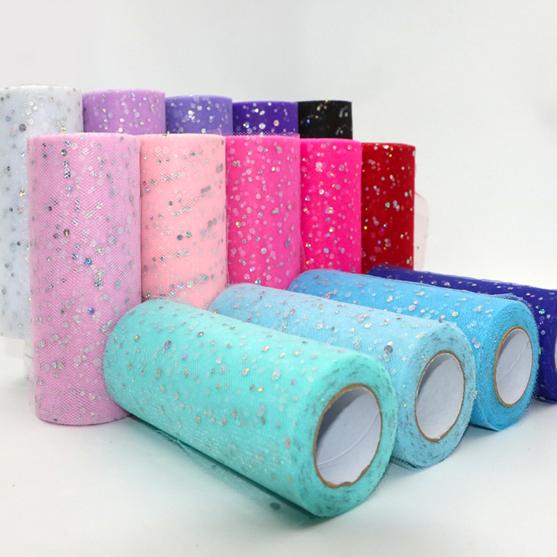 Glitter Tablecloth - Rolo de tule com lantejoulas e