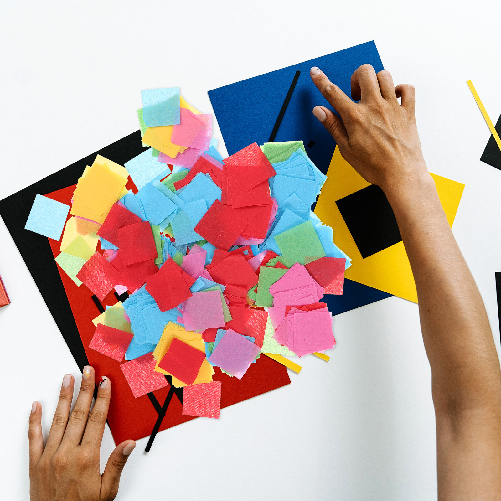 Quadrados de Papel de Seda Fin - Papercraft Supply Confetti avaliação e preço