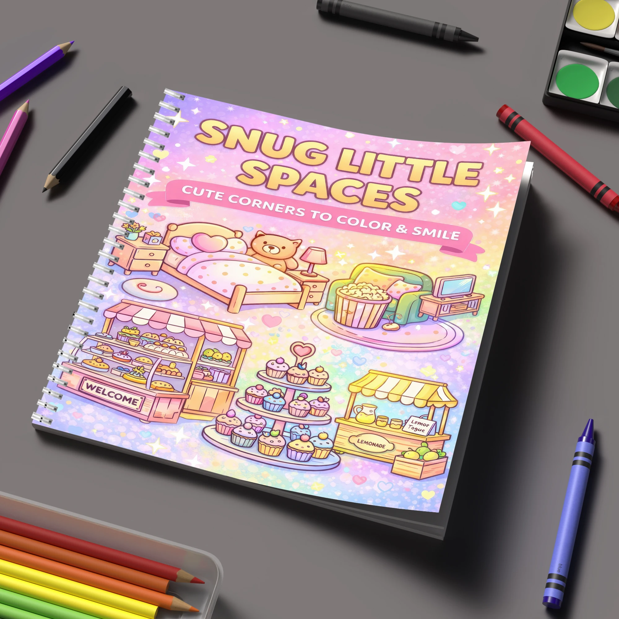 Livro de Colorir Espaços Peque - Event Supplies avaliação e preço