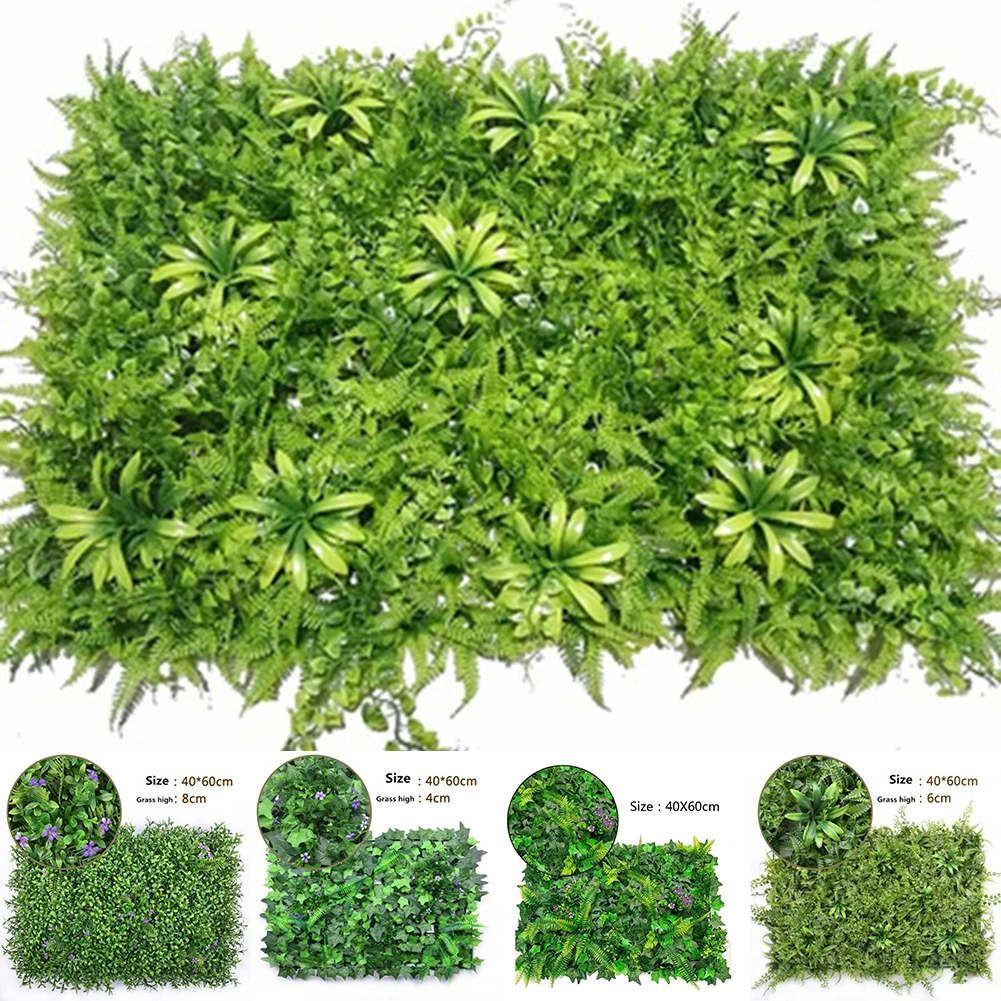 40*60cm gramado artificial pla - Flower Wall Panel avaliação e preço