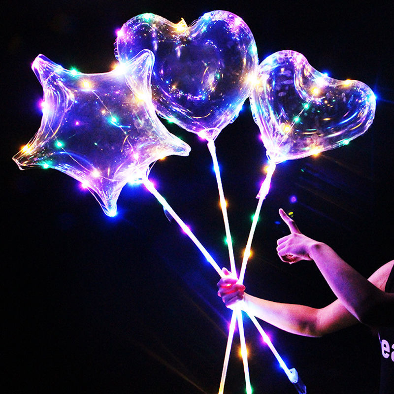 1 conjunto de balões bobo tran - Led Balloon Light avaliação e preço