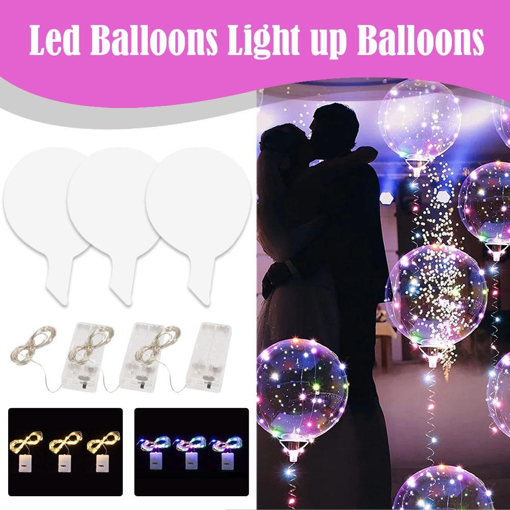 3 pçs balões led iluminam balõ - Led Balloon Light avaliação e preço