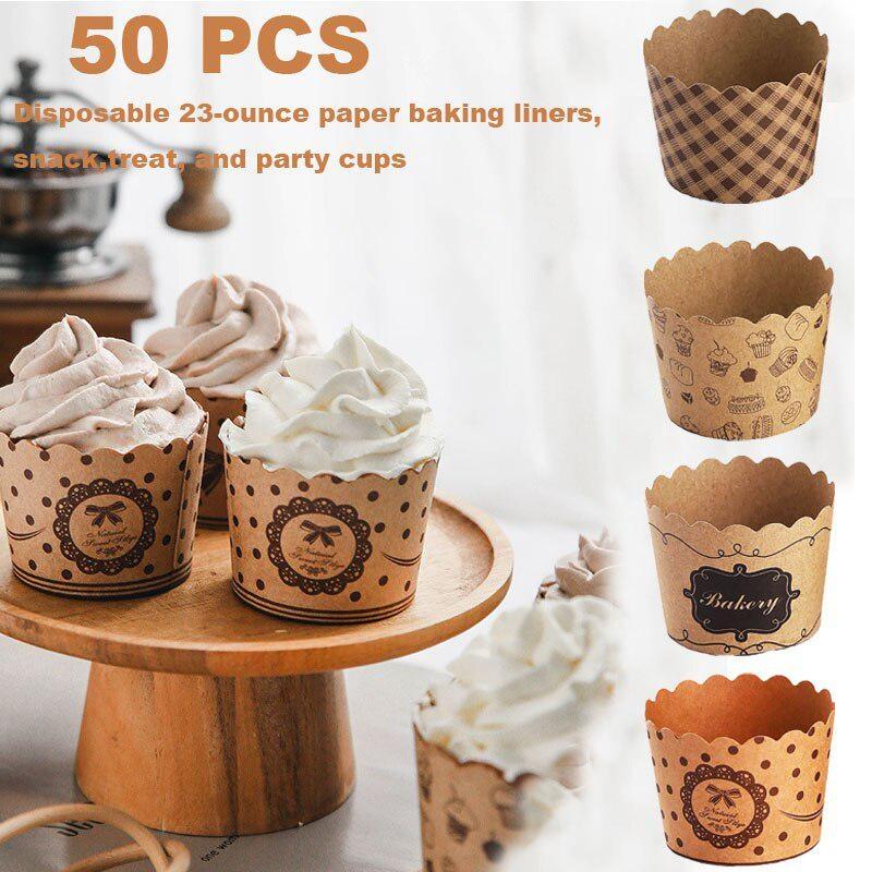 50 unidades/pacote cupcake cop - Plastic Cup 50Pcs avaliação e preço