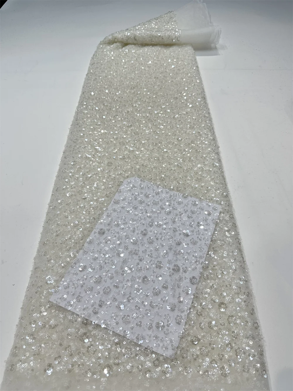Tecido de renda africano 2026  - Glitter Tablecloth avaliação e preço