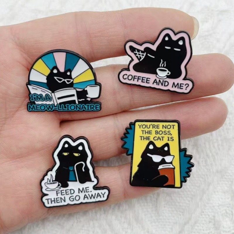 4 peças de broches de metal co - Party Favor Bag avaliação e preço