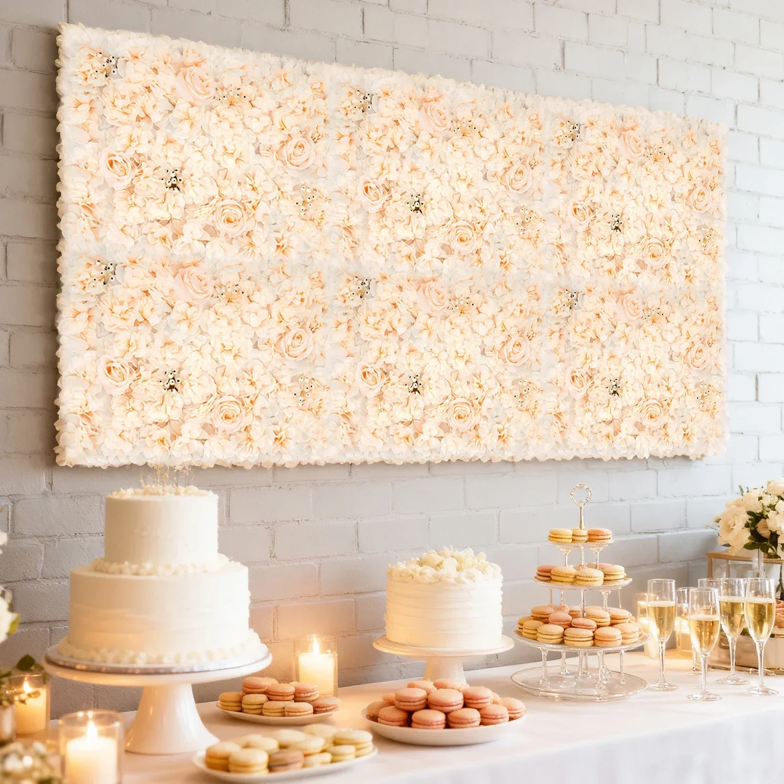 6 Painéis de Parede de Flores  - Flower Wall Panel avaliação e preço