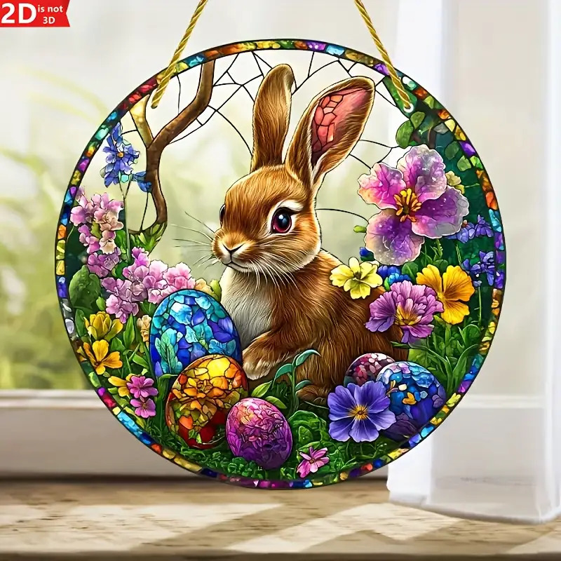 2 pçs coelho de páscoa manchad - Flower Wall Panel avaliação e preço